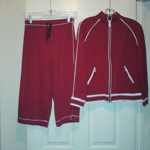 Erika womens 2 pc. warm up suit size Small Petite